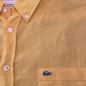 Lacoste linen men’s shirt